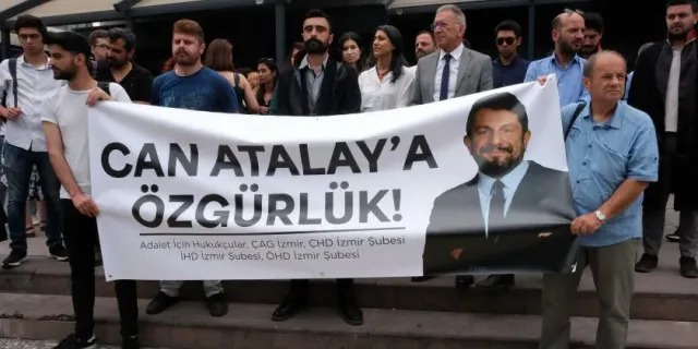 İzmir'de Can Atalay için özgürlük çağrısı