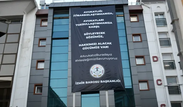 İzmir Barosu'ndan hukukçu vekillere mektup