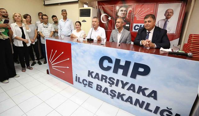 CHP Karşıyaka'da devir teslim töreni yapıldı