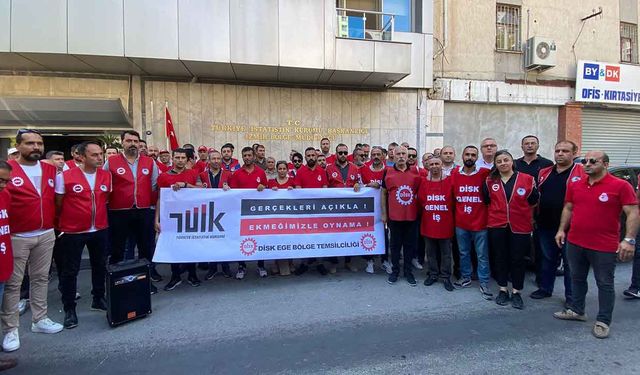 DİSK'li işçilerden TÜİK'e 'enflasyon' tepkisi: Elini cebimizden çek!