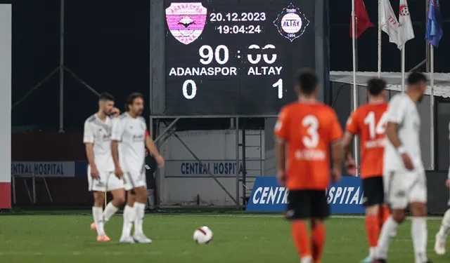 Altay, deplasmanda Adanaspor'u 1-0 yendi