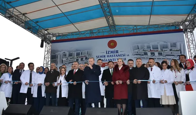 Erdoğan, İzmir Şehir Hastanesinin açılışını yaptı