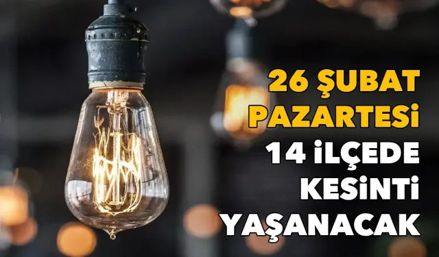 İzmirliler dikkat: Haftanın ilk günü 14 ilçede elektrik kesintisi yaşanacak