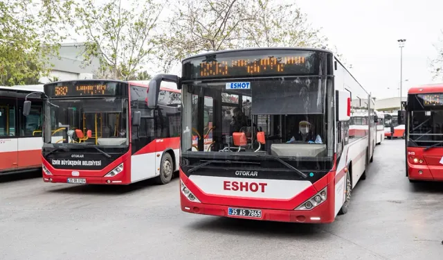 Büyükşehir harekete geçti: ESHOT otobüsüne zarar veren taksiciye ceza