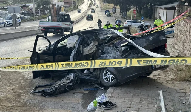 Buca'da takla atan otomobilin 18 yaşındaki sürücüsü öldü