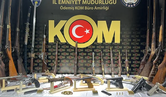 Ödemiş'te yasa dışı silah ticareti operasyonu: 1 kişi gözaltına alındı