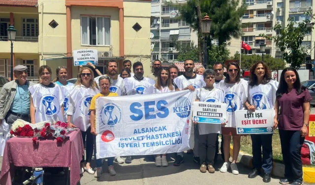 SES İzmir'den adalet çağrısı: Köle değil hemşireyiz!