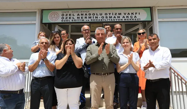 Güzelbahçe'de terk edilmiş otizm okulu boşaltıldı