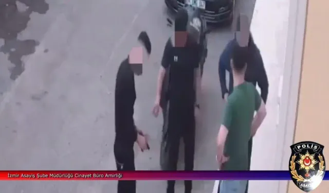 İzmir'de cinayet: O anlar görüntülendi