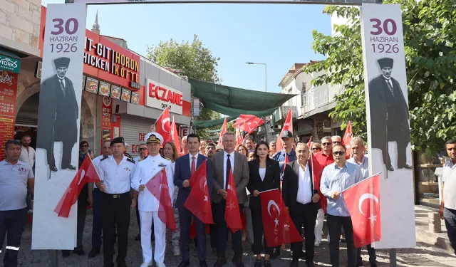 Atatürk'ün Urla'ya gelişinin yıl dönümü: Kortej yürüyüşü ve törenle kutlandı