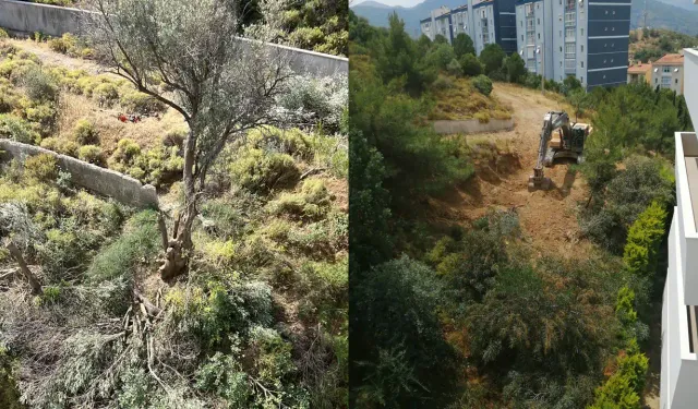 Karabağlar’da imar planına aykırı yol iddiası: Yaya yolu yerine araç yolu yapılıyor