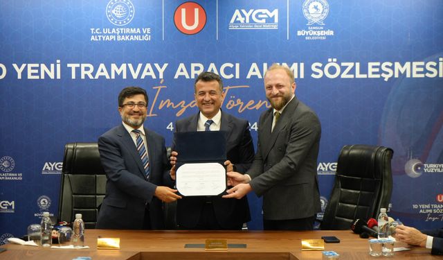 Türkiye'de başka yerde yok: 2 milyarlık tramvay ihalesi imzalandı