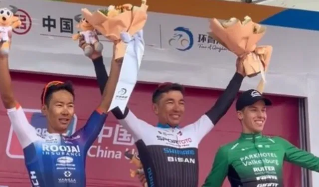 Milli bisikletçi Örken'den gururlandıran başarı: Çin'de birinci oldu