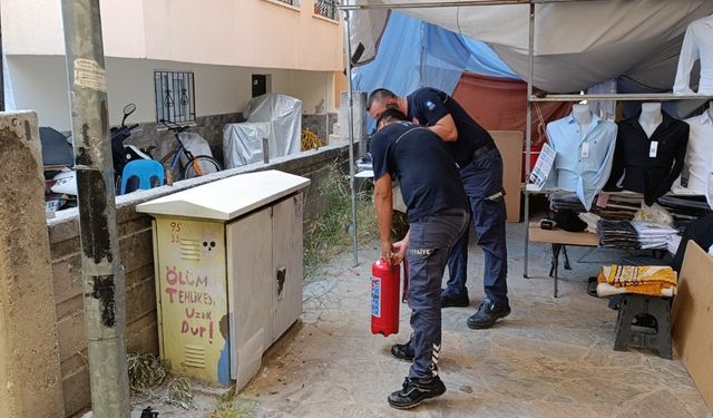 Klima kullanımı Antalya'da elektrik hatlarında yangına yol açtı