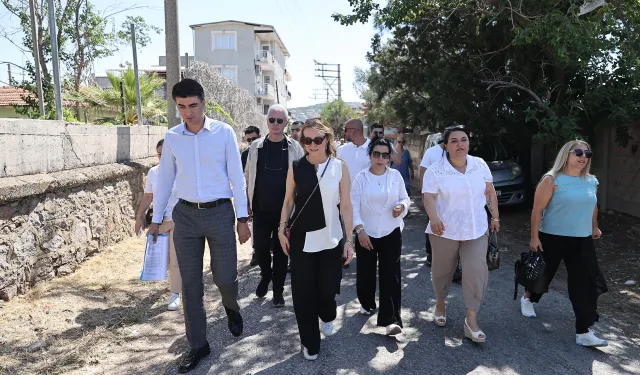 Konak'ta alan mesaisi: Başkan Mutlu İZSU yetkilileri ile sahada