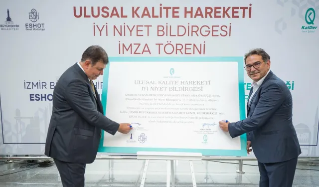 İzmir'e Avrupa modeli: ESHOT Ulusal Kalite Hareketi'ne katıldı