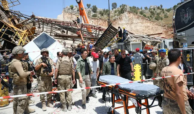 Gabar Dağı'nda sondaj kulesi yıkıldı: Kurtarma çalışmaları sürüyor