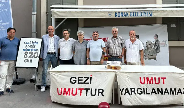 TMMOB İzmir, Gezi Davası için Adalet Nöbetine devam ediyor