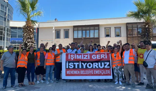 Menemen'de kriz sürüyor: İşçiler tazminat bekliyor, başkan Kıbrıs'ta!