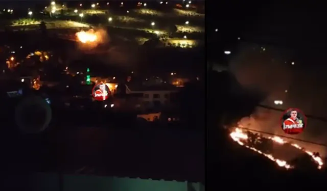 İzmir Kadifekale'de yangın başladı