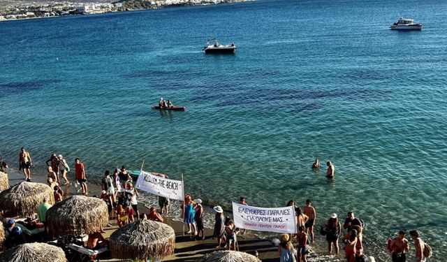 Yunanistanda direniş sonuç verdi: O plajlar artık ücretsiz