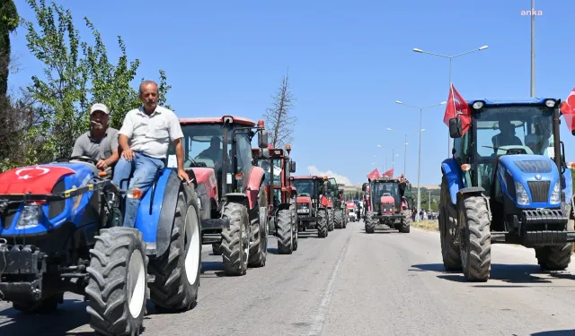 Başkan Akın eyleme katıldı: Çiftçi ne kadar üretirse memleket o kadar kalkınır