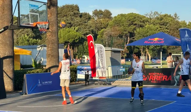 Streetball İzmir Cup'ta final heyecanı: Son müsabaka fuarda oynanacak