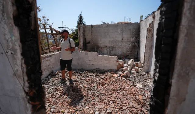 Evi yandığı için İzmir'e göç etmişti: Yangın yine onu buldu