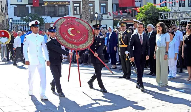 Çeşme'de 30 Ağustos coşkusu