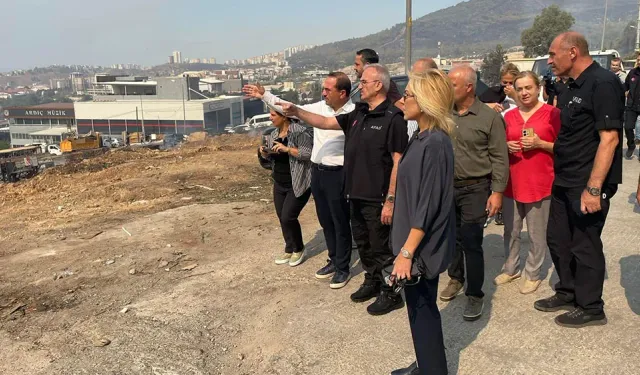 Dervişoğlu İzmir'e heyet gönderdi: İYİ Parti, yangın bölgesinde