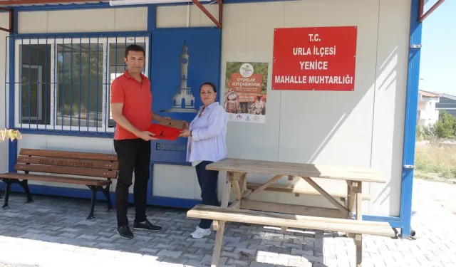 İzmir'de kadın muhtarlara jest: Prefabrik ofis kuruldu