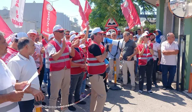 Kristal Yağ’da greve devam: İşveren kanuna aykırı şekilde hareket ediyor