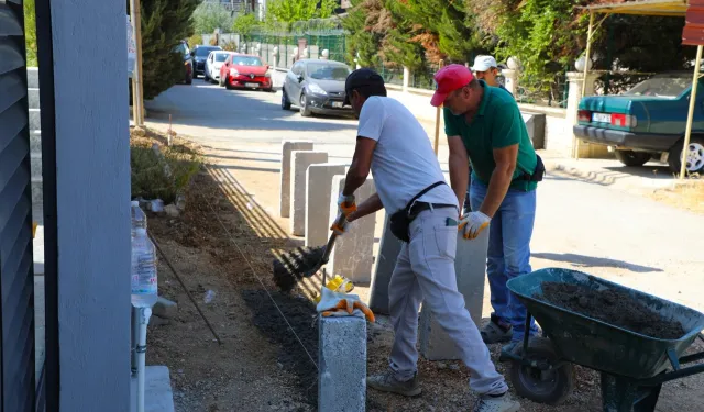 Menderes'te yollar yenileniyor: Kötü yol kalmayacak