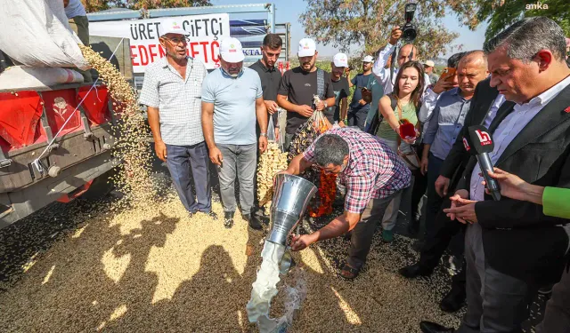 Gaziantepli fıstık üreticilerine seslenen Özel: CHP'yi getirirsiniz, biz sizin işlerinizi çözeriz