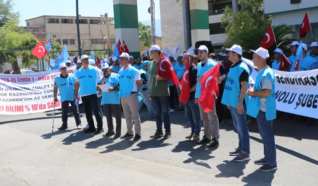 İzmir'de DSİ işçileri servis kararına tepki gösterdi: Tasarruf değil, zulümdür!