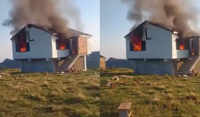 Yayla evinde yangın: 3 kişi hayatını kaybetti