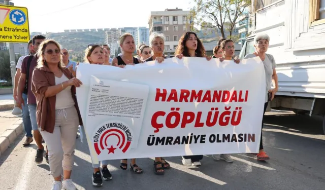 İzmirlilerden çöp nöbeti: Harmandalı Ümraniye olmasın!