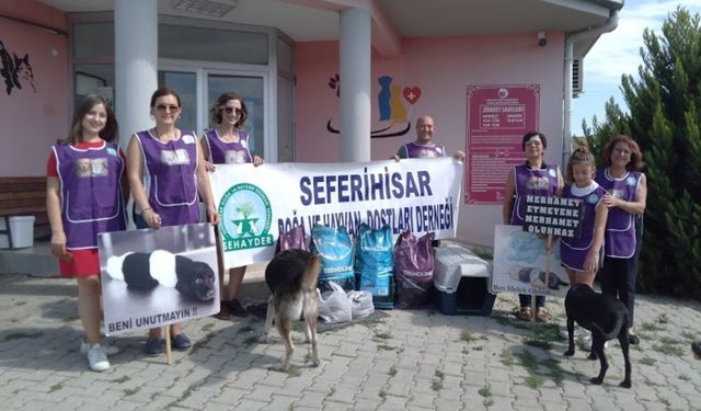 Seferihisarlı hayvanseverlerden tepki: Patili dostların beslenme alanları sağlıksız