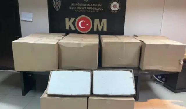 İzmir'de sigara kaçakçılarına operasyon: Piyasa değeri 4 milyon TL