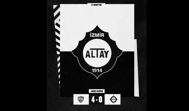 Altay, deplasmanda kayıp yaşadı: 4-0