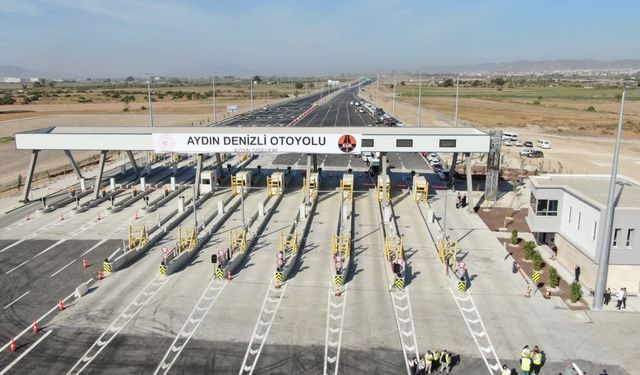 Aydın-Denizli arası 55 dakikaya indi: Yeni otoyoldan 3 günde 22 bin araç geçti