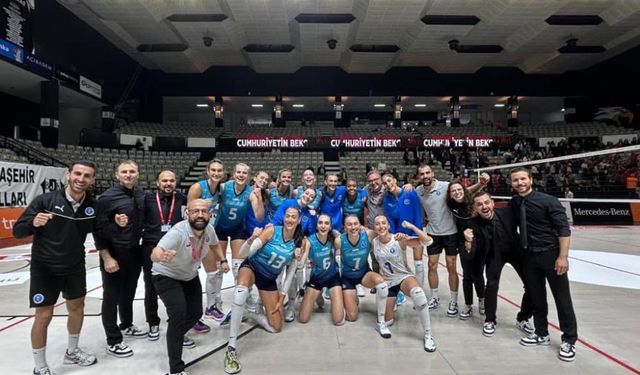 Aydın BŞB Kadın Voleybol Takımı, Beşiktaş karşısında galip