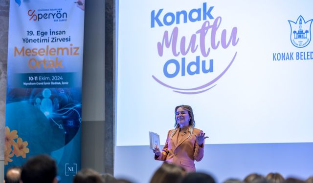 Konak'ta İnsan Yönetimi Zirvesi: Başkan Mutlu'dan toplumcu belediyecilik sunumu