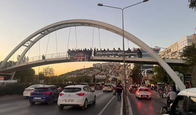 CHP Bayraklı İlçe Örgütü’nden protesto: Kadın düşmanı Latif meclisten istifa et!