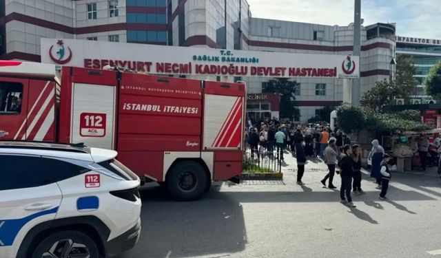 Devlet Hastanesi'nde yangın paniği: Hastalar tahliye edildi