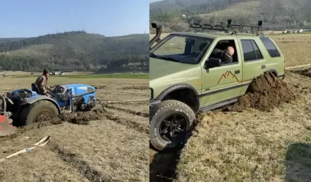 Fıkra gibi olay: Pikniğe giden bataklığa saplandı, kurtarmaya gidenler de mahsur kaldı