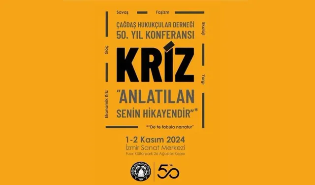 ÇHD İzmir’den kriz temalı 50. yıl konferansı