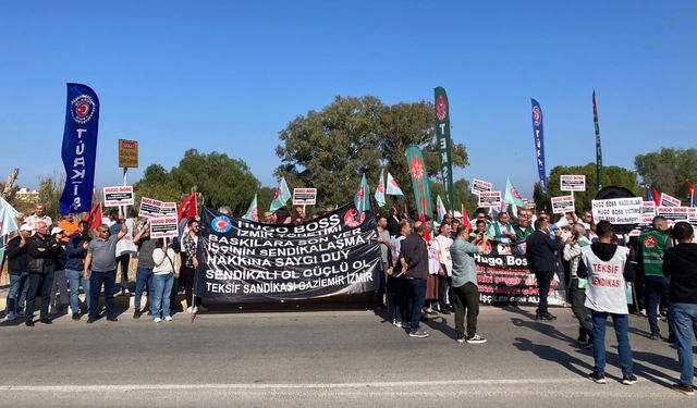 İzmir'de Hugo Boss işçileri Almanya Konsolosluğu’nun kapısına dayandı