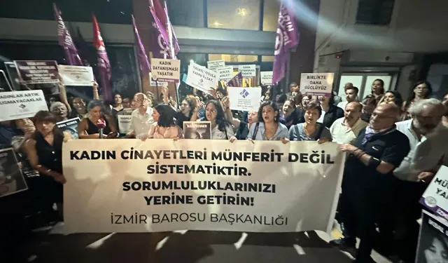 İzmir’de kadınlar sokağa döküldü: Omuz omuza direneceğiz