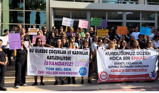 İzmir’de kadınlardan protesto: Adalet sistemi erkek şiddetine güç veriyor